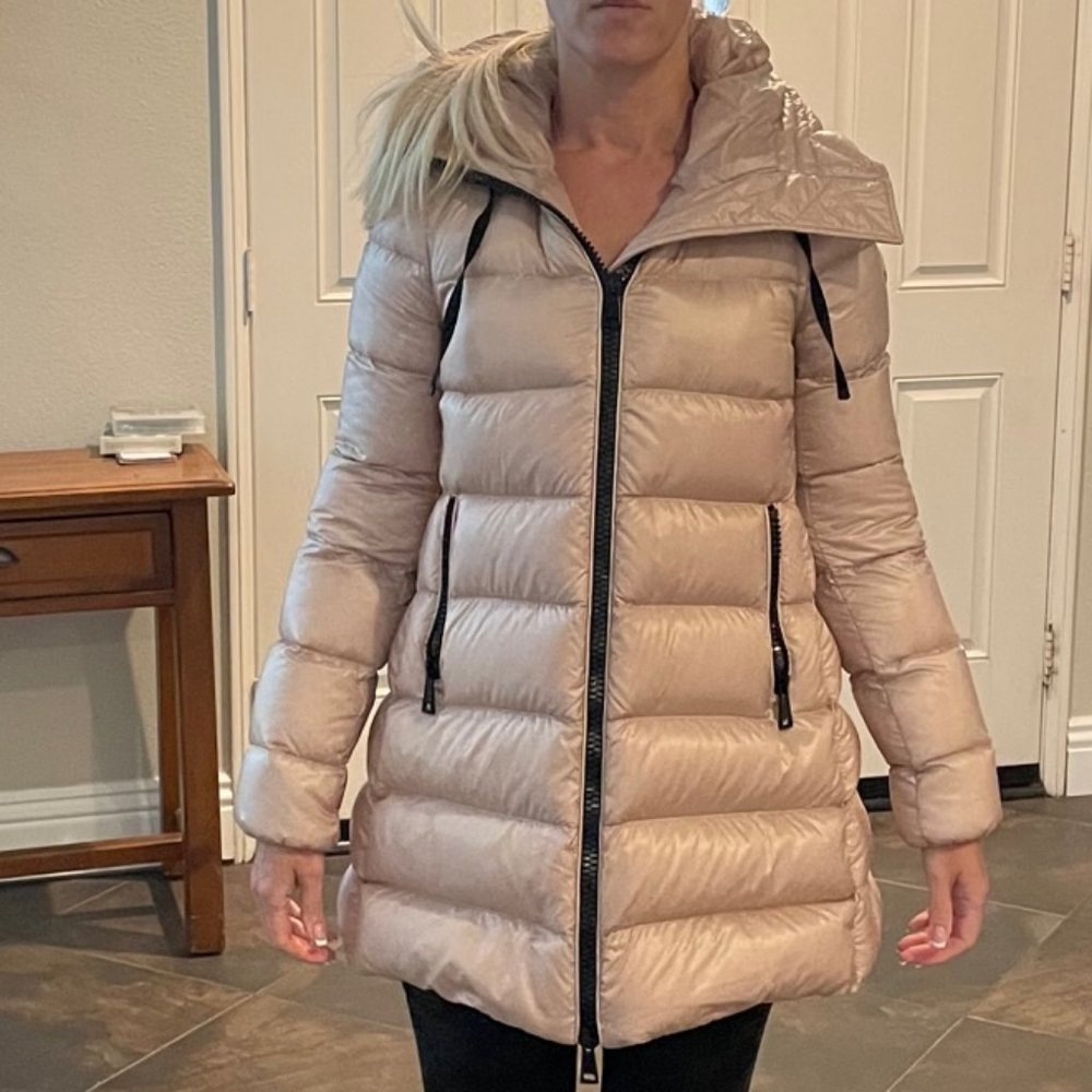 New Moncler Women's Blush Long Suyen Puffer Jacket Coat - XS/Extra Small/Size 0
